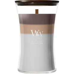 WoodWick Trilogy Radiant Cashmere Kerze groß