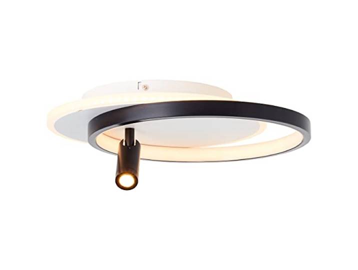 Brilliant Eunomia LED Deckenleuchte 35x30cm 1flg schwarz/weiß, Metall/Kunststoff, 1x LED integriert, 24 W , (Lichtstrom: 2500lm, Lichtfarbe: 3000K)