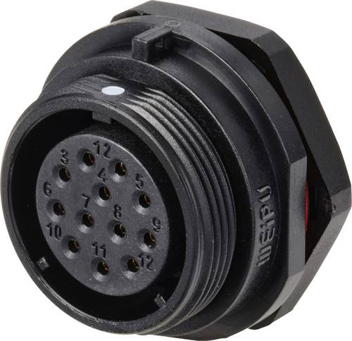 Weipu SP2112 / S 12 Rundstecker Buchse, Einbau Gesamtpolzahl: 12 Serie (Rundsteckverbinder): SP21 1St.