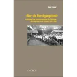 Nur ein Durchgangsland, Sachbücher von Simon Erlanger