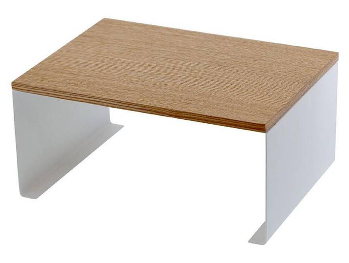 Yamazaki 3923, Regalboden, Freistehend, Stahl, Holz, Weiß, Holz, Küche, 5 kg