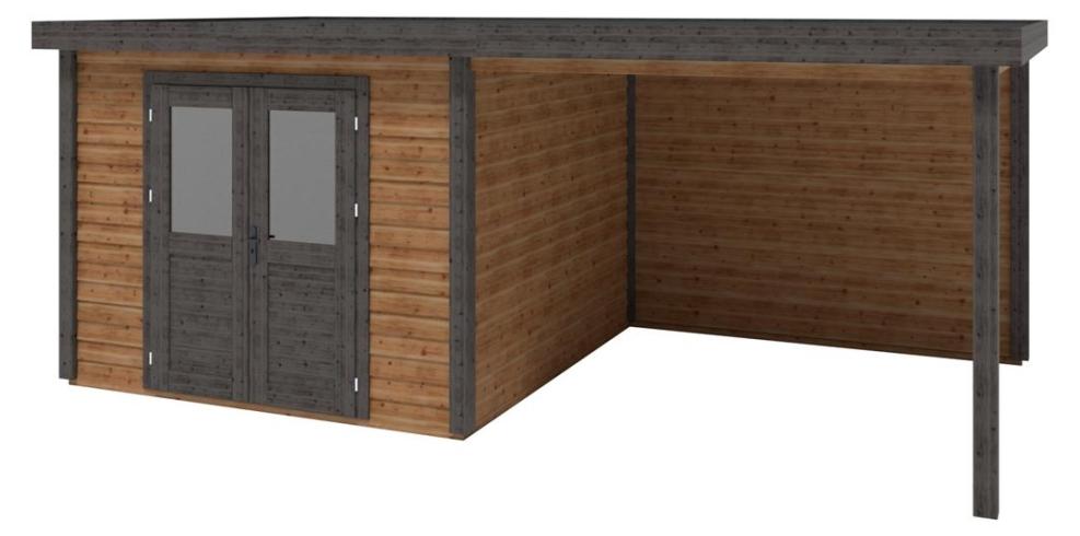 Gartenhaus, Gerätehaus Aura 6.06x3.09m - 18.72m2 - 28mm - Imprägniert