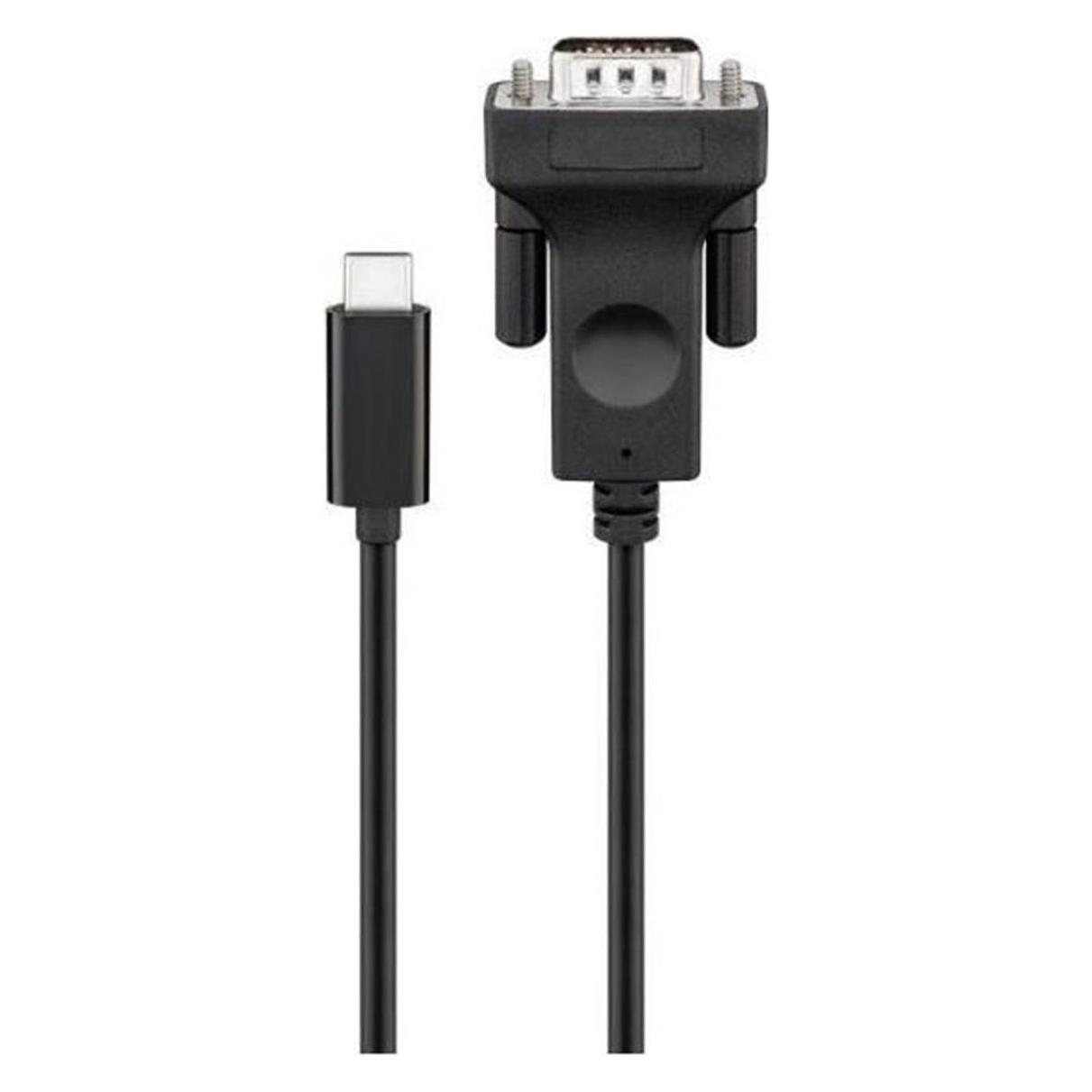 MicroConnect USB3.1CVGA1.8 Kabelschnittstellen-/Gender-Adapter USB Type C VGA Schwarz (VGA) (USB3.1CVGA1.8)