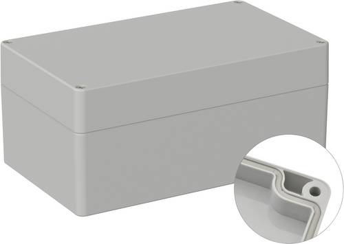 TRU COMPONENTS ABS 330700 5U 5U330700 Industrie-Gehäuse 200 x 120 x 90 ABS Lichtgrau (RAL 7035) 1St.