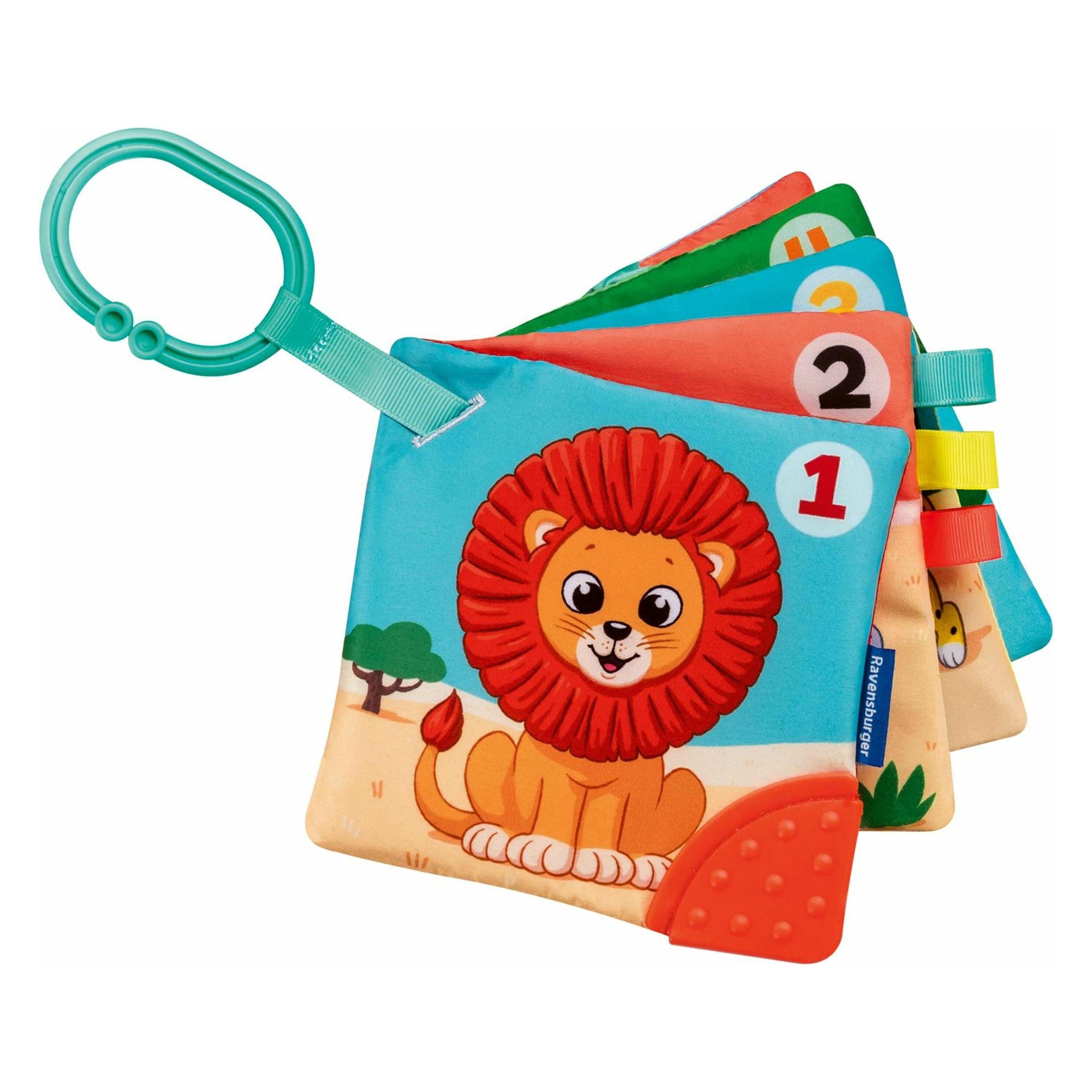 Ravensburger 4854 play+ Mein allererstes Spielbuch: Zahlen und Farben, Stoffbuch, Kuschelbuch (Deutsch, 0.50 - 2 Jahre) (4854)