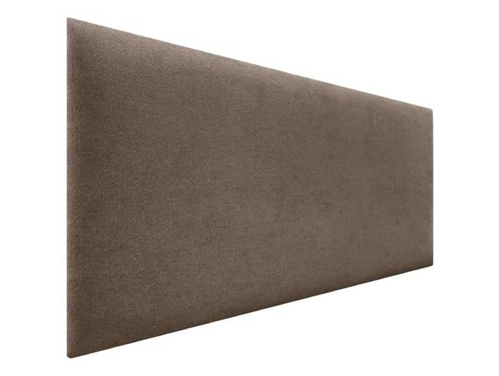 DHOME Gepolstertes Kopfteil Glatt aus Aqualine-Stoff Höhe 70 cm Dicke 4 cm und 8 cm für Wand Akustische Kopfteile Schallabsorbierend (Braun, 140cm, Stärke 4cm)