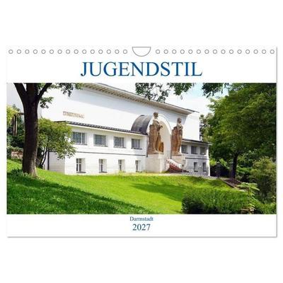 Jugendstil - Darmstadt (Wandkalender 2027 DIN A4 quer), CALVENDO Monatskalender