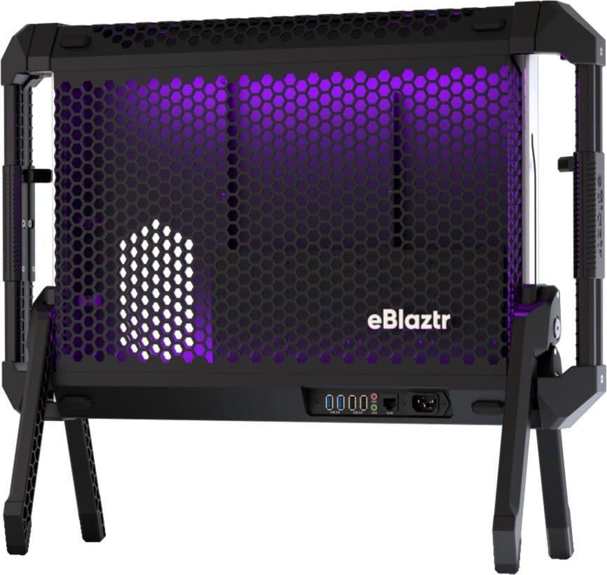 eBlaztr ITX Gaming Desktop Gehäuse schwarz