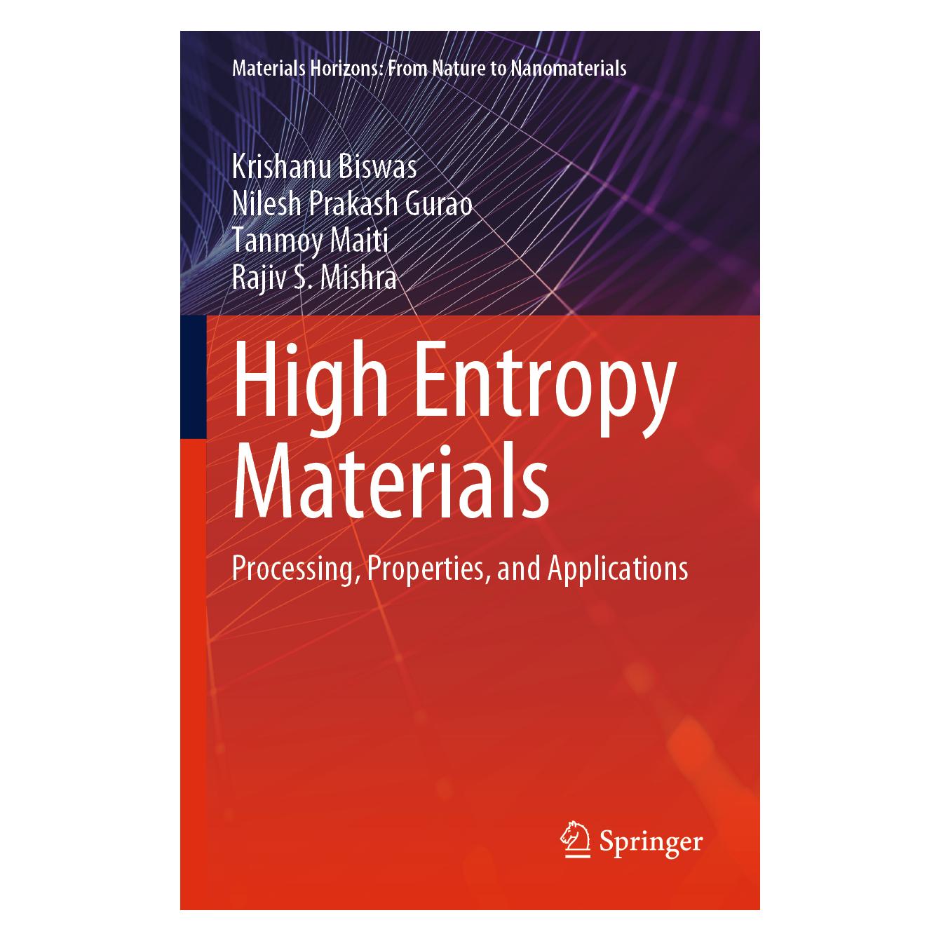 Springer High Entropy Materials (Englisch, Softcover, Krishanu Biswas, Nilesh Prakash Gurao, Rajiv S. Mishra, Tanmoy Maiti) (56985642)