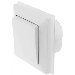 ChiliTec MILOS Wechsel-Schalter IP44 250V~/ 10A, inkl. Rahmen, UP, weiß matt