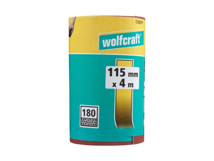 Wolfcraft Haft-Schleifpapierrolle K180