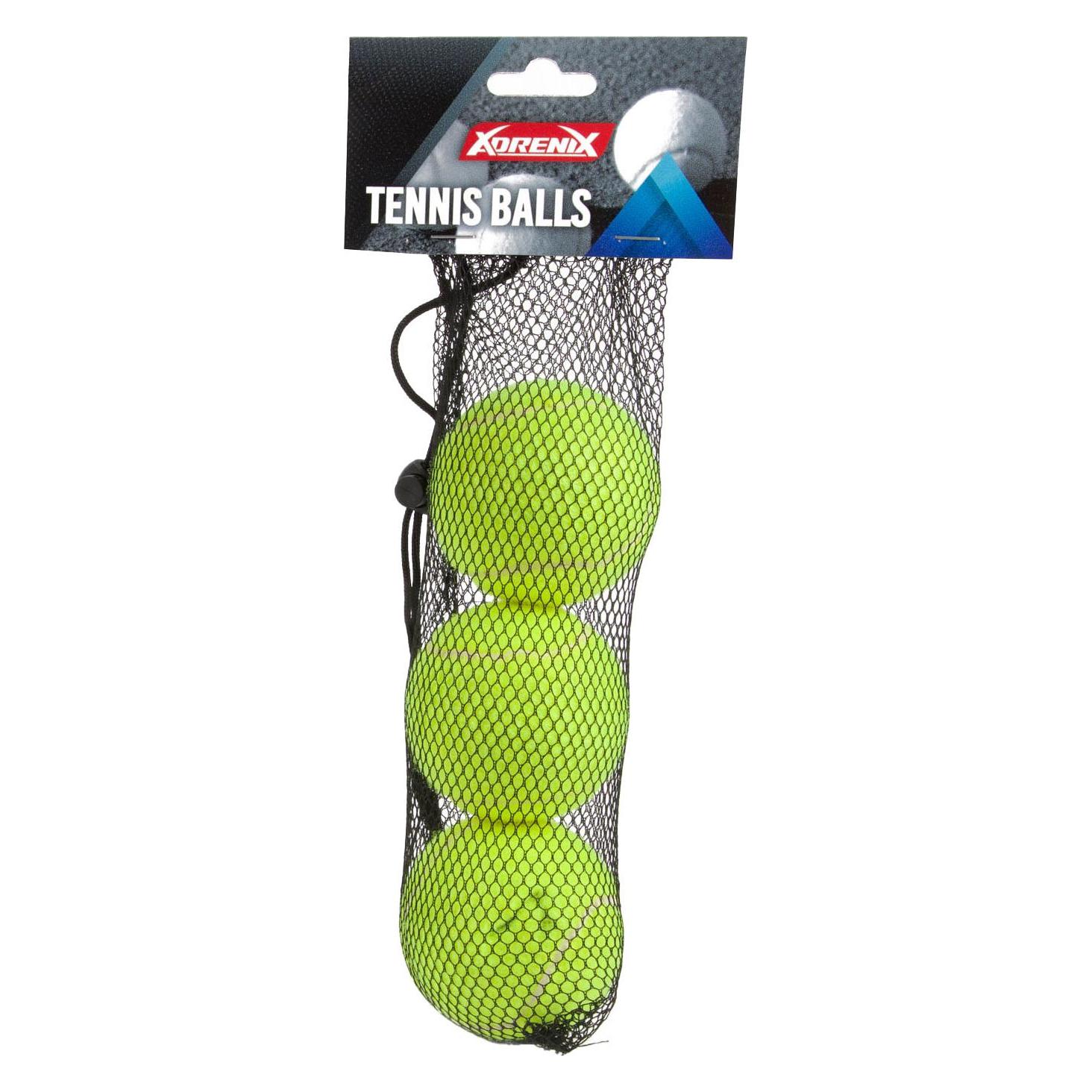 Toi-Toys Adrenix Tennisbälle mit wiederverschliessbarem Netz, 3 Stk. (42487A)