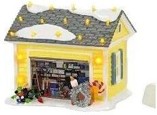 Uplift Treasures Mini Christmas Resin House Decoration Santa Claus Figurines & Lighted Holiday Village Decor w263 09