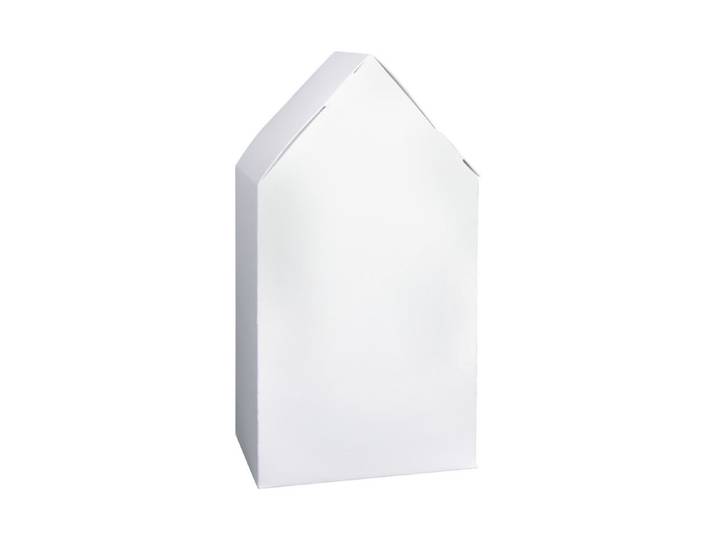 Rayher Faltschachtel Haus Weiss 10 × 7.5 × 20 cm 6 Stück