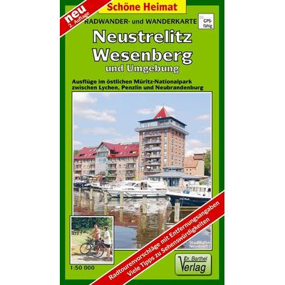 Radwander- und Wanderkarte Neustrelitz, Wesenberg und Umgebung, Sonstige von Verlag Barthel, Barthel, A, 978-3-89591-175-0