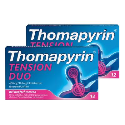 Thomapyrin Tension DUO 400 mg/100 mg Filmtabletten 2x12 St