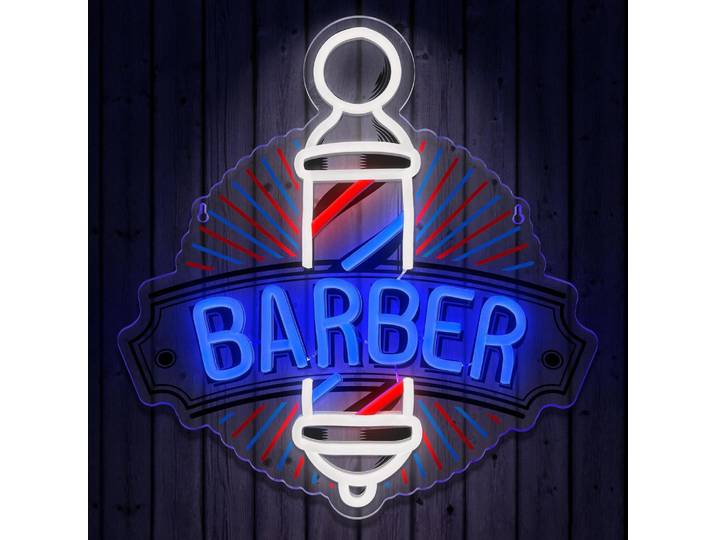Enseigne néon LED à intensité variable alimentée par USB pour salons de coiffure, salons de beauté, magasins, bars, cadeaux