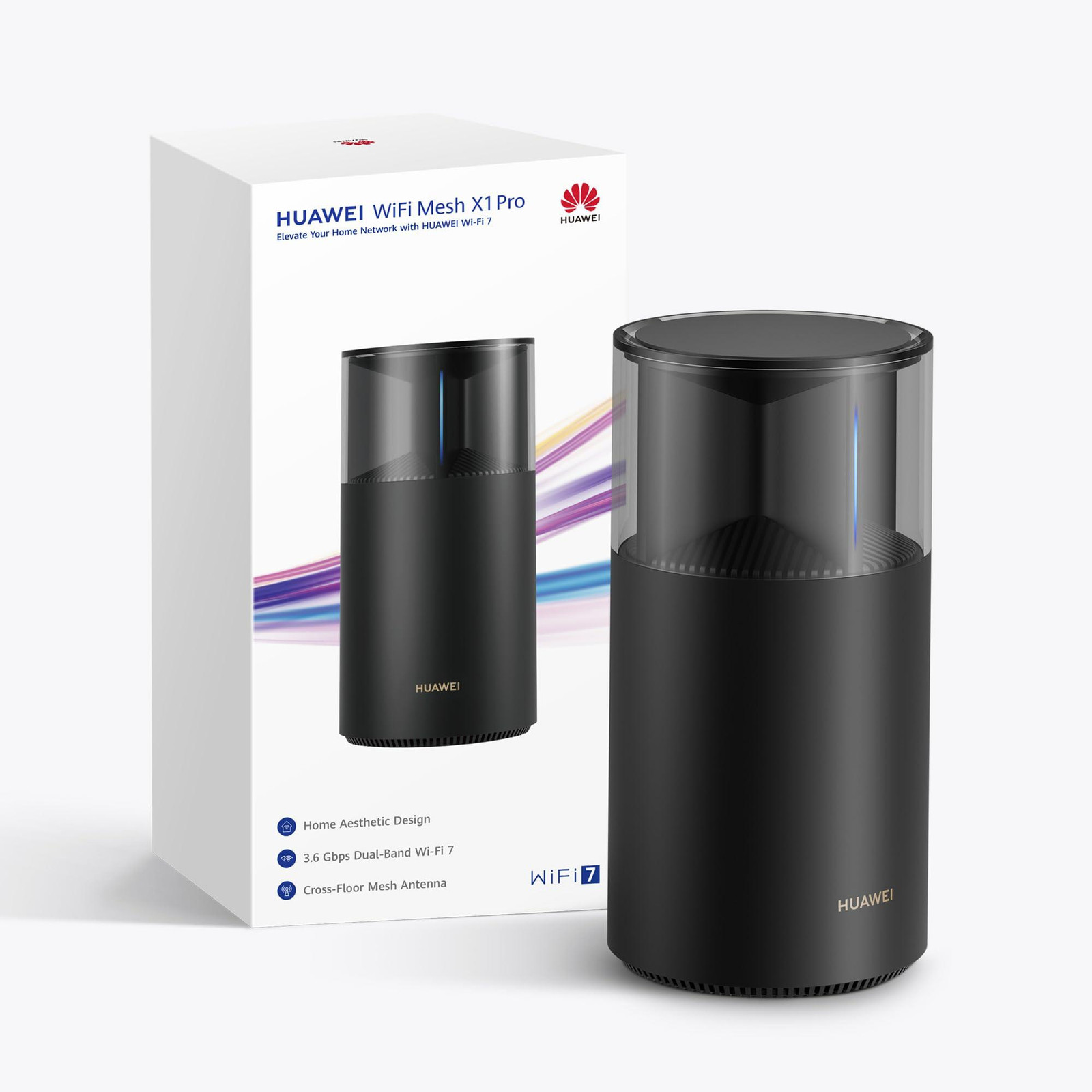 HUAWEI WiFi Mesh X1 Pro router, 3,6 Gbit/s, dualband Wi-Fi, 1 stuks