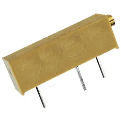 962-20 200 - Spindeltrimmer, 20 Gänge, 200 Ohm, 19 mm, waschbar