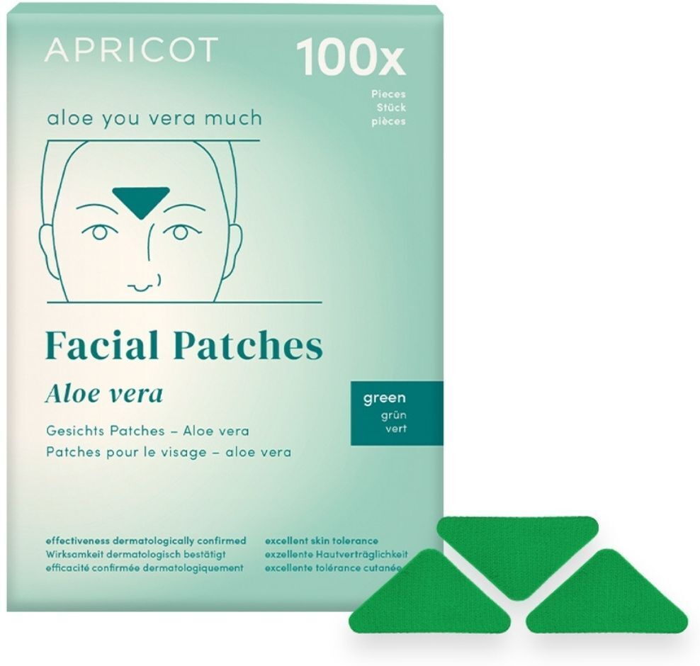 Apricot Facial Patches Aloe Vera 100 St Pflaster
