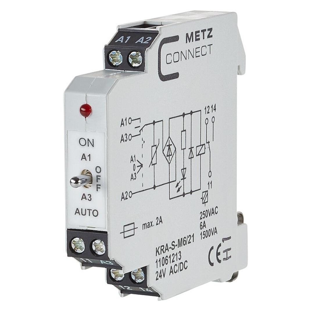 Metz Connect KRA-S-M6/21. Produktfarbe: Weiss, Temperaturbereich in Betrieb: -20 (11061213)