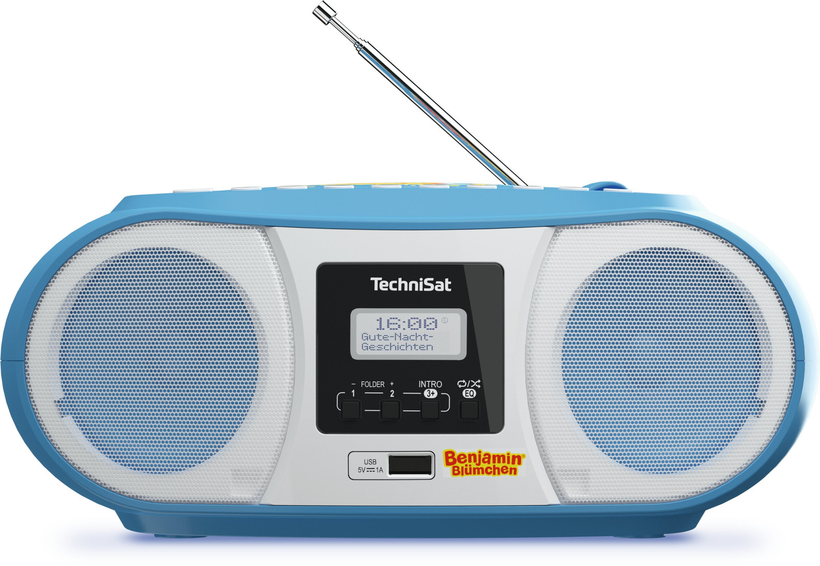 TechniSat DigitRadio 1990 Benjamin Blümchen-editie blauw