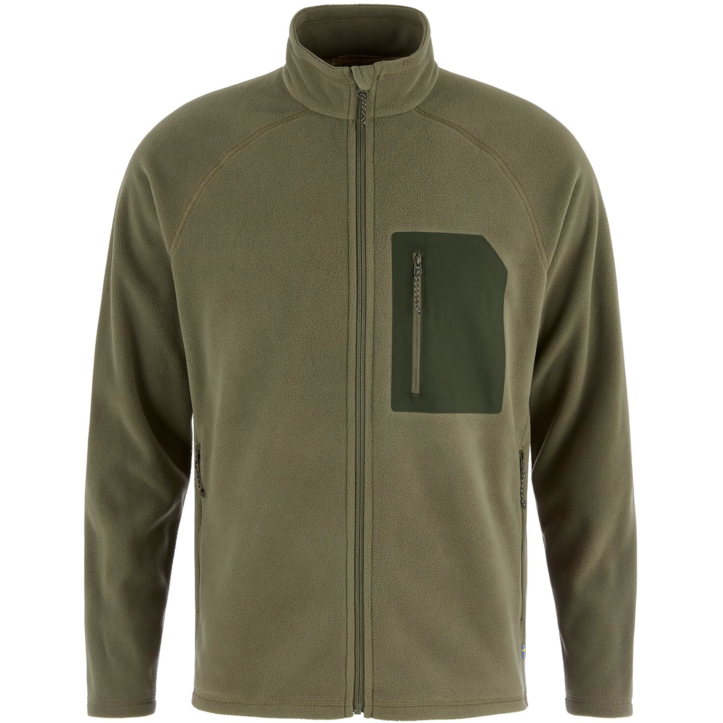 Fjällräven Kaipak Fleece Herren Fleecejacke oliv Größe XL Trekking Schnell trocknend