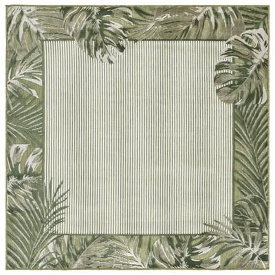SAFAVIEH Cabana Tulsa Indoor/ Outdoor Tropical Border Rug