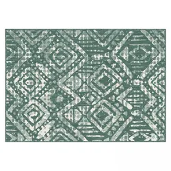 Oviala Business Polypropylen-Teppich für den Außenbereich 120 x 170 cm grün