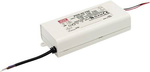 Mean Well PCD-40-500B LED-Treiber Konstantstrom 40W 0.5A 45 - 80 V/DC dimmbar, PFC-Schaltkreis, Überlastschutz, Montage auf