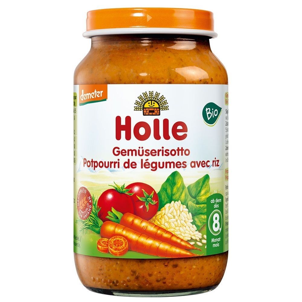 Holle Gemueserisotto Bio 6x 6x220 g Brei