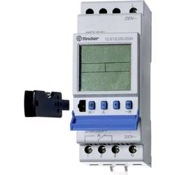 Finder 12.91.8.230.0090 Zeitschaltuhr für Hutschiene 230 V/AC Tagesprogramm