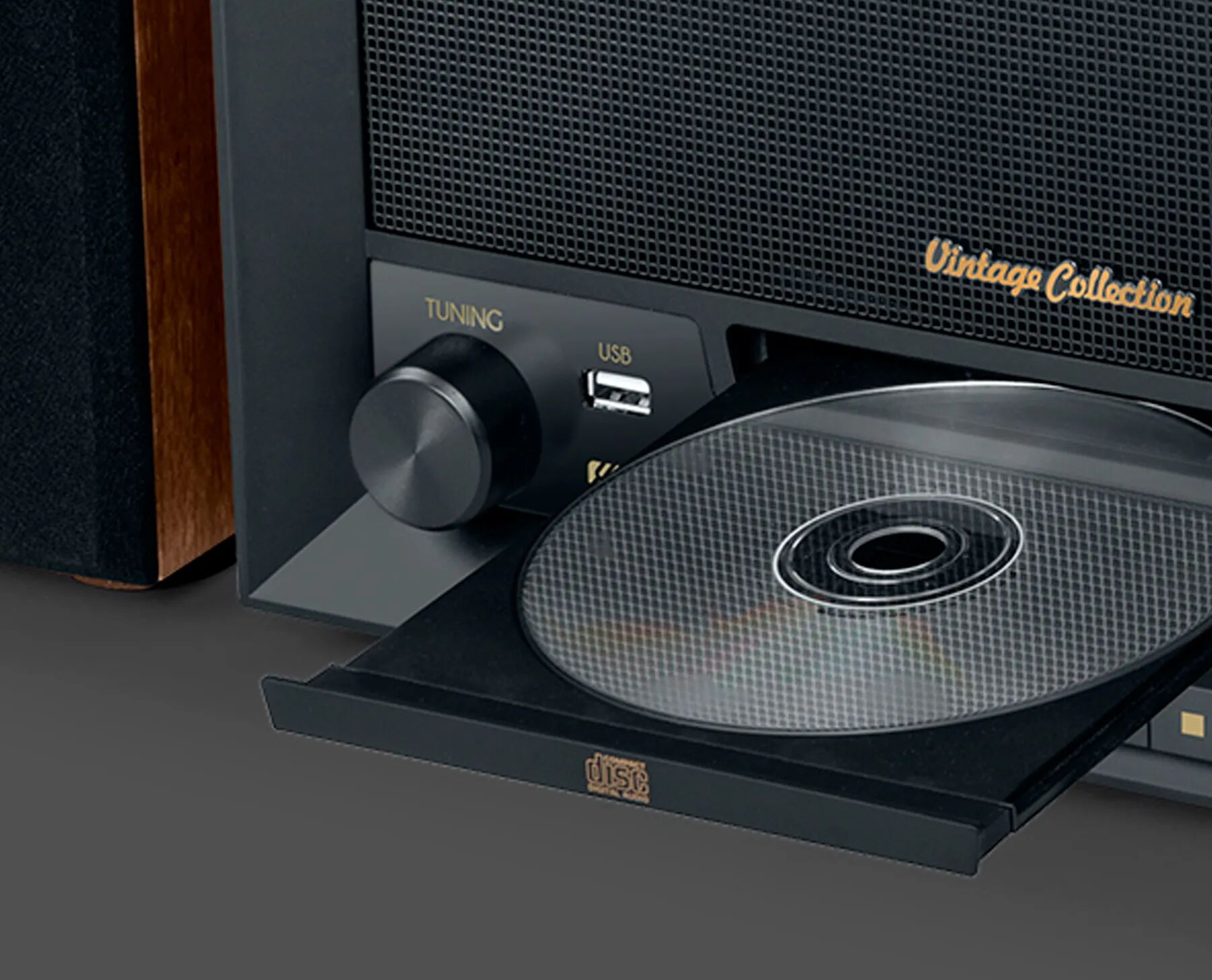 Muse Mt-120 Mb Wood / Tocadiscos Con Altavoces
