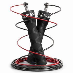bemaxx Springseil Speed Rope Set, Stahlseil mit Kugellager, 315 cm, verstellbar, mit rutschfesten Kunststoffgriffen