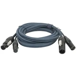 DAP FP-14 LIGHT Hybridkabel - PowerCON True1 & 5-pin XLR DMX & Strom - 10 m