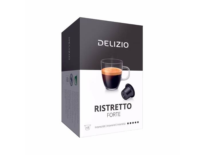 DELIZIO Ristretto Forte 48St Kaffeportionen – Delizio Kapseln