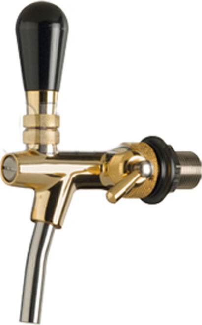 Ricambio Rubinetto Acqua G5/8x35x10 Con Compensatore, Colore Ottone (Per Colonna