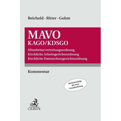 MAVO/KAGO/KDSGO, Gebundene Ausgabe von , C.H. Beck, 978-3-406-76654-1