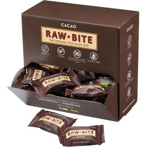 Raw-Bite Fruchtriegel Rohkost OfficeBox Cacao, BIO, ohne Zuckerzusatz, je 15 g, 45 Riegel