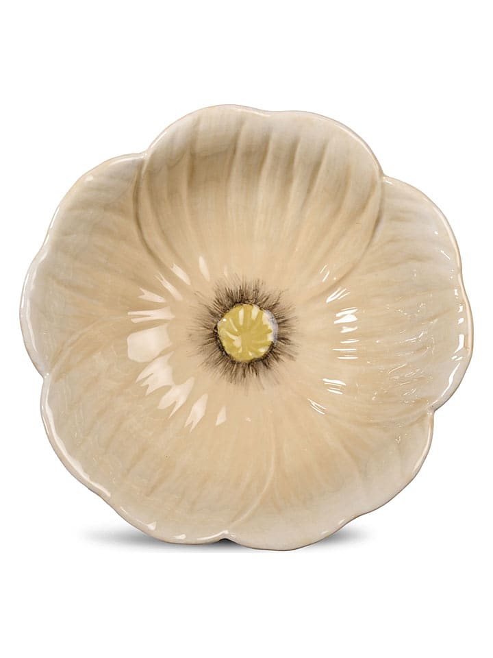 Byon Schale ''Poppy Bowl'' in Beige - (H)6,5 x Ø 18 cm - onesize