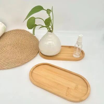 Perfect Picks Market Multi Bamboo Tray Decorative Coaster Plate For Kitchen   Flower Pot & Coffee Cup Mat Multi Bamboo Tray Decorative Coaster Plate For Kitchen   Flower Pot & Coffee Cup Mat