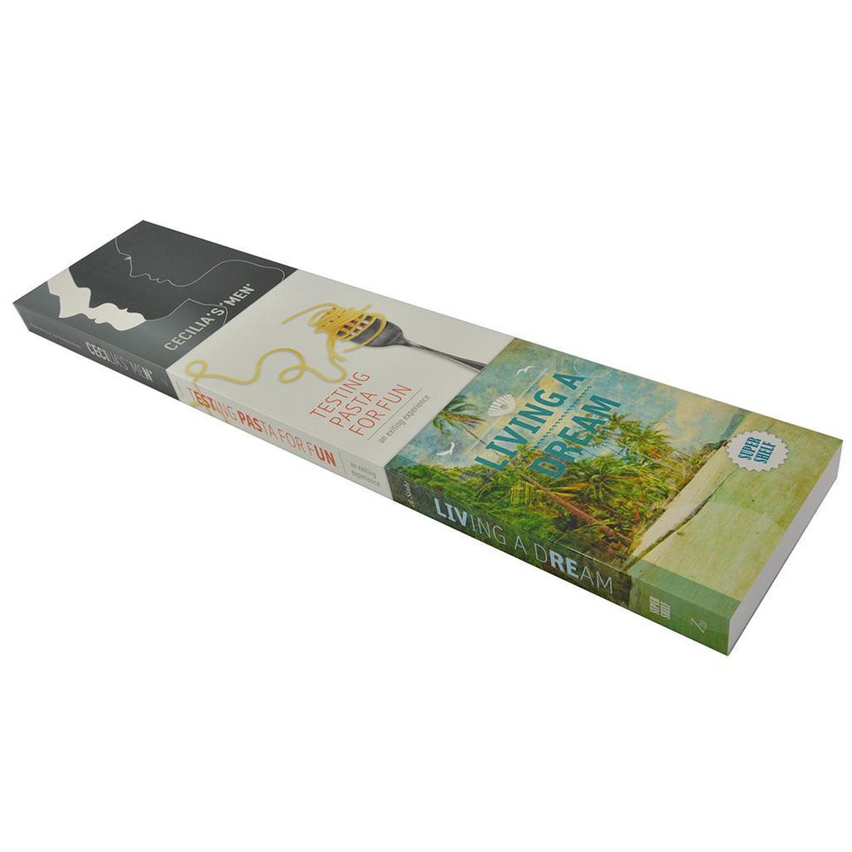Selfshelf Supershelf Boekenplank Island Ceci n'est pas un livre L 66 x B 15 x H 3 cm