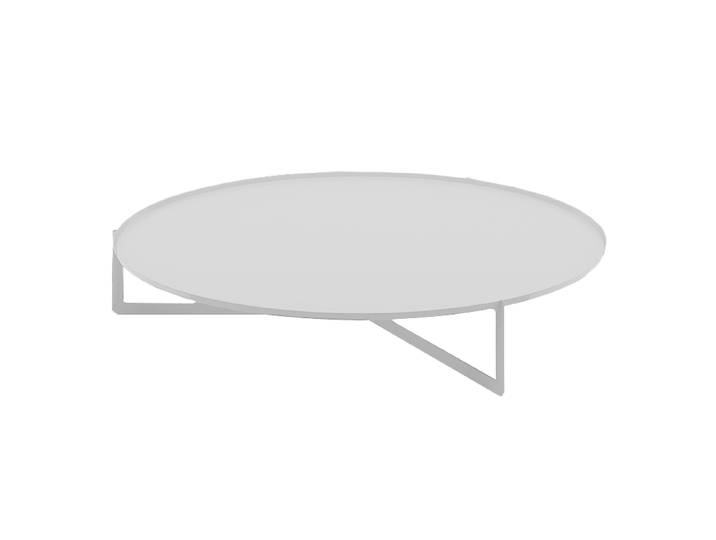 MEME DESIGN table basse ROUND 4 (Pluie - Métal)