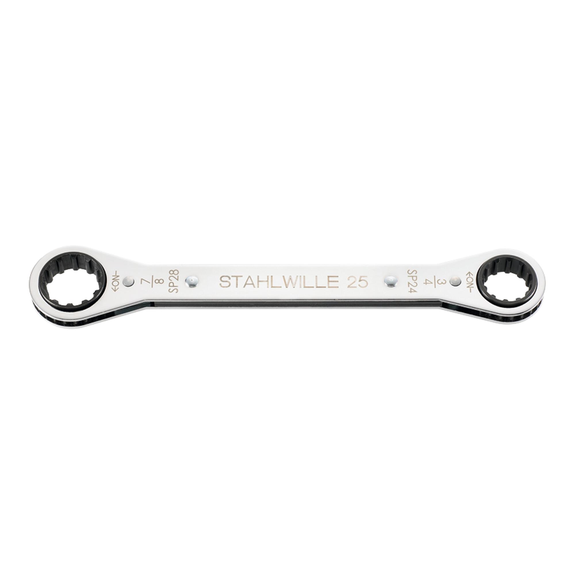 Stahlwille Ratschenringschlüssel Spline-Gr.20 x 22 L.205mm (41572022)