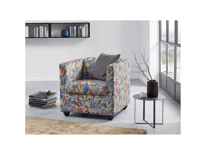 Sessel Looks I Grau Microfaser Lya 72 x 71 x 75cm