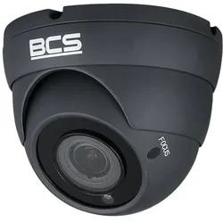 BCS BCS-EA45VR4-G(H2) AnalogHD Dome-Kamera 5MP mit variabler Brennweite und IP66-Gehäuse, Netzwerkkamera, Grau