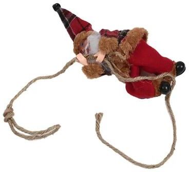 Inspire Select Santa Claus Hanging Christmas Ornament Merry Christmas Door & Tree Pendant Decoration style 1