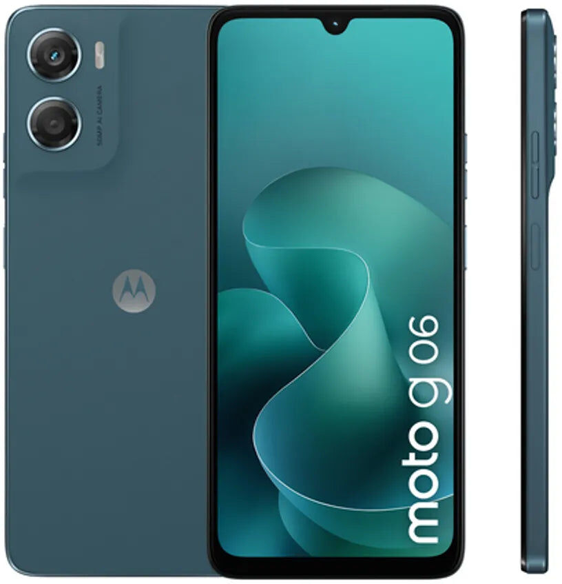 Motorola Moto G06 Smartphone   64GB Pantone Tapestry   Professional 90Hz Display & AI Camera, New