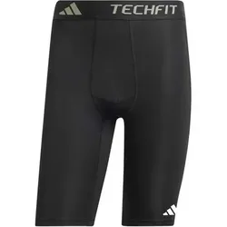 ADIDAS Herren Tight TECHFIT Compression Training kurze, Größe S in Schwarz Schwarz