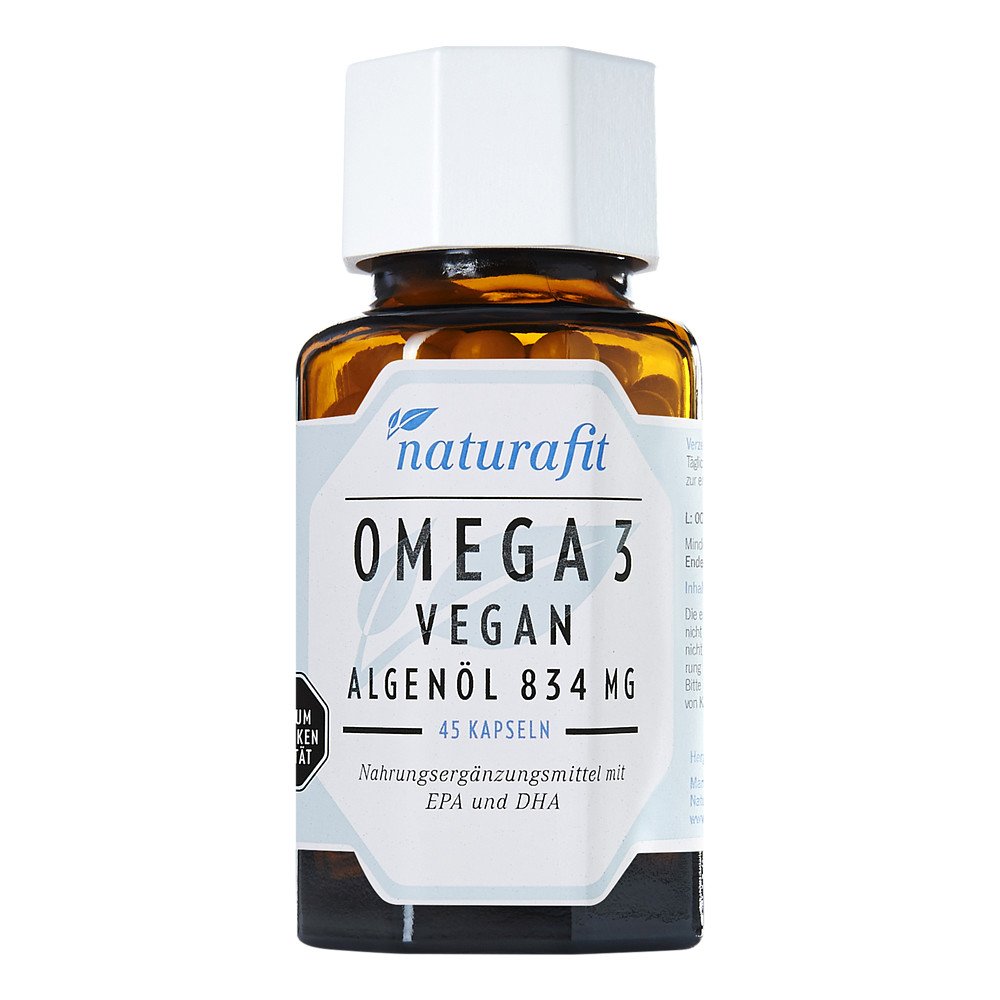 NaturaFit GmbH Naturafit Omega-3 vegan Algenöl 834 mg Kapseln 13704777